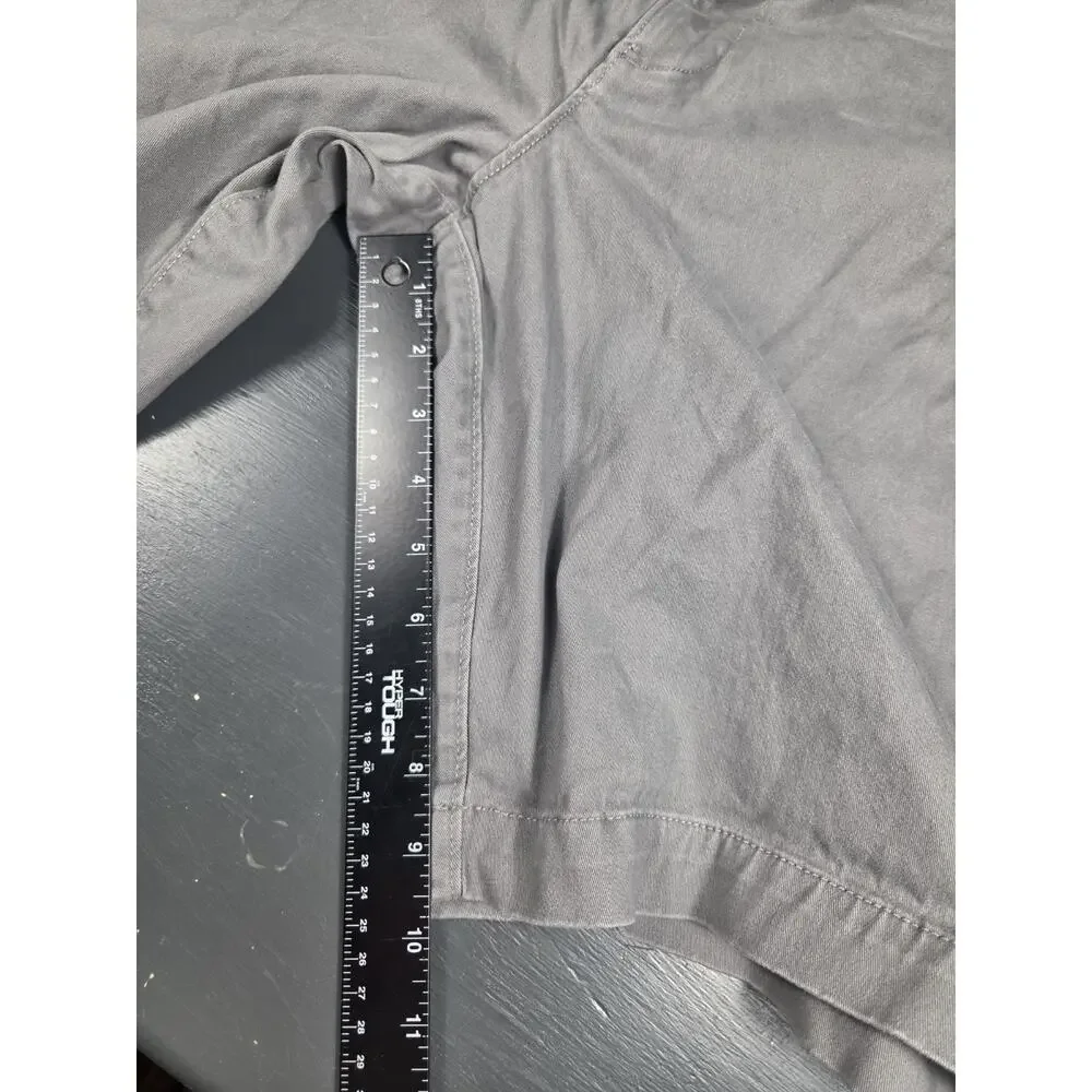 Sonoma Flexwear Men's Gray Chino Shorts Stretch Casual Flat Front Size 36